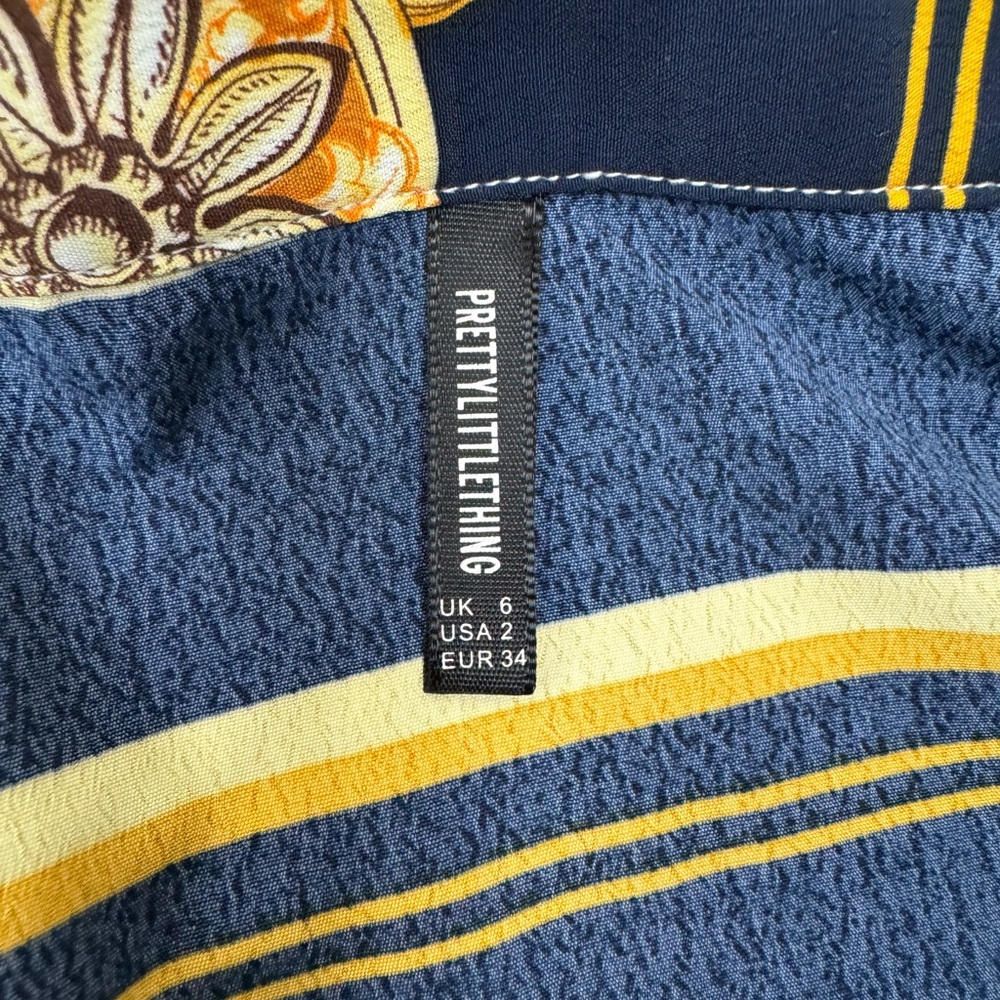 Prettylittlething Nautical Shell Chain Print Over… - image 7